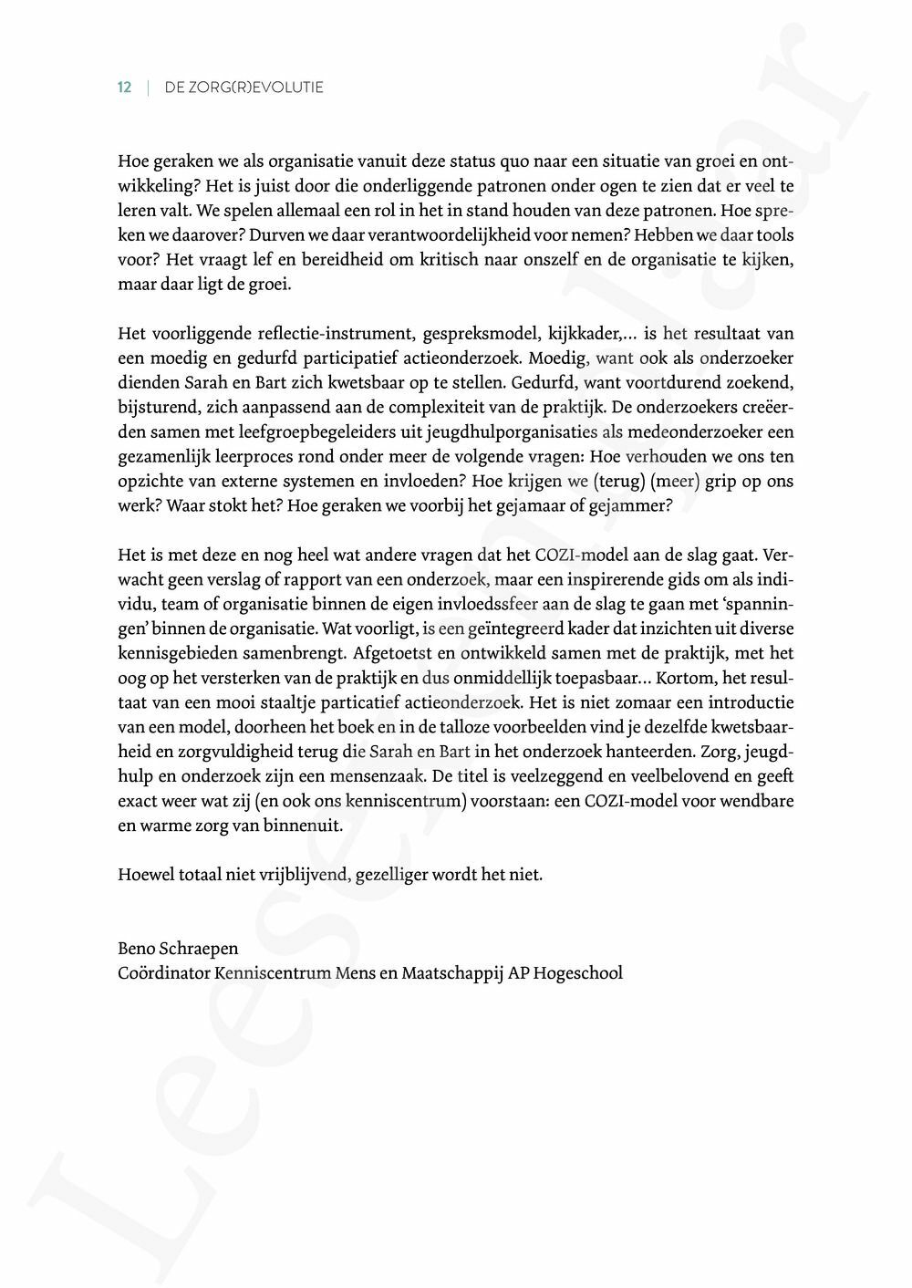 Preview: De zorg(r)evolutie