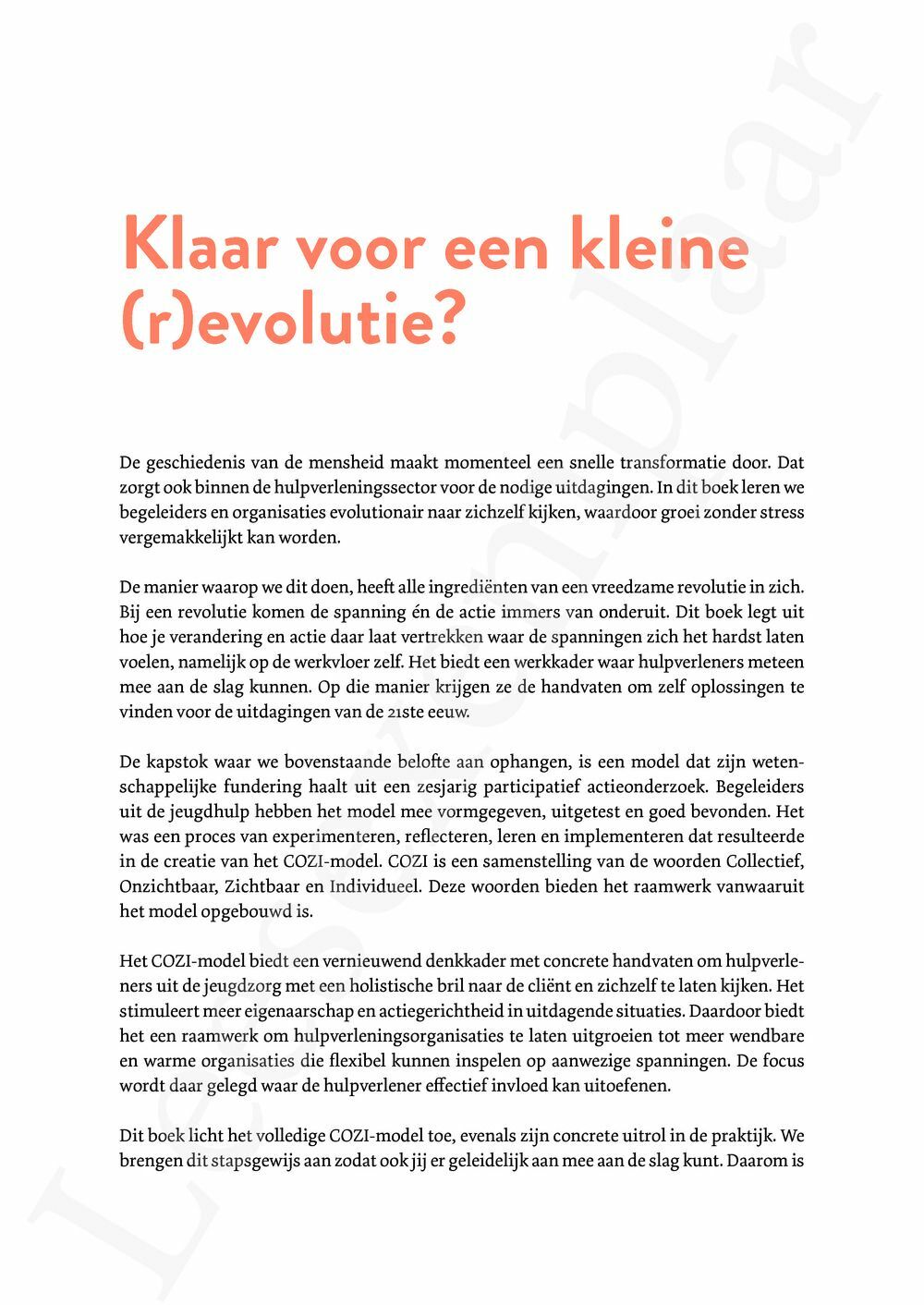 Preview: De zorg(r)evolutie