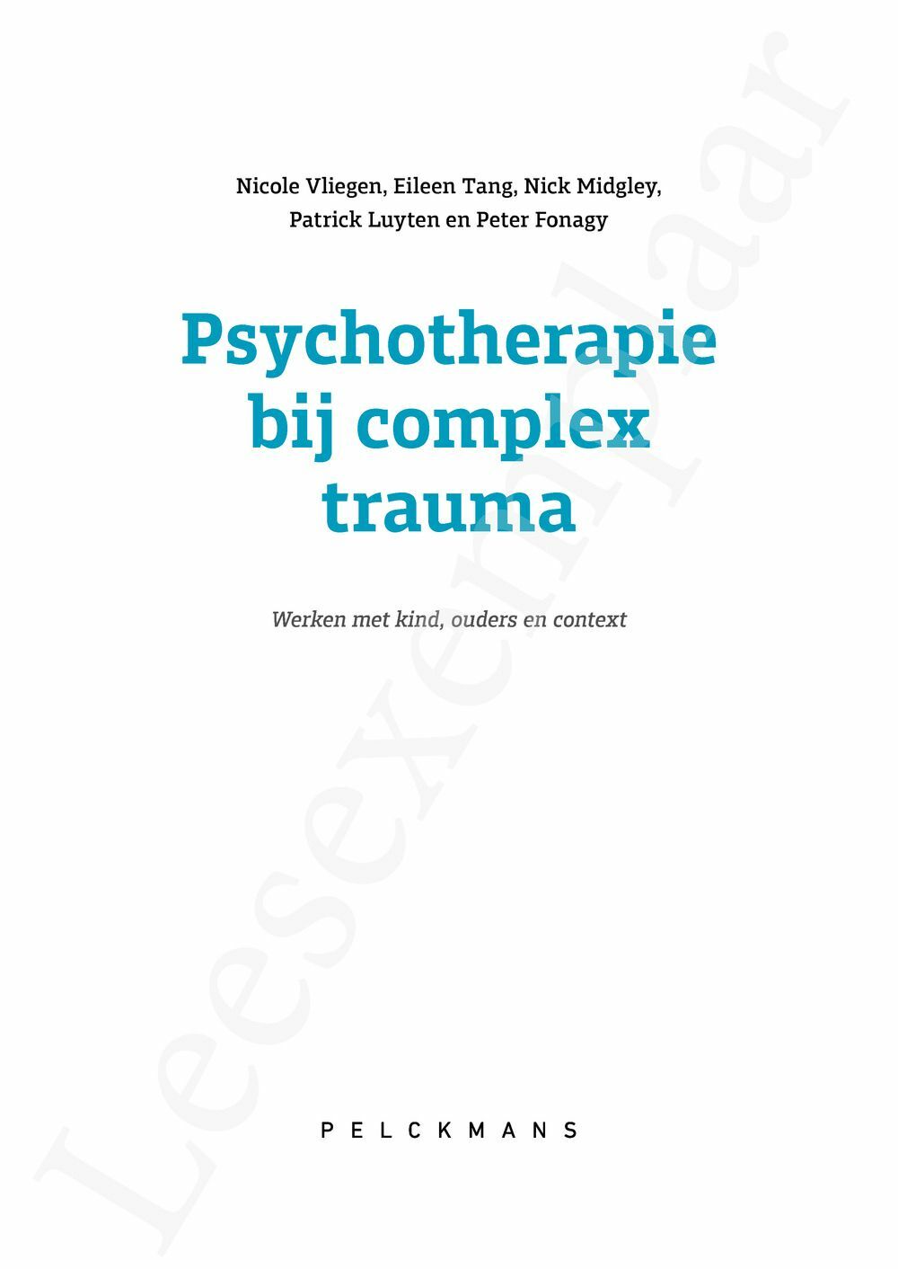 Preview: Psychotherapie bij complex trauma