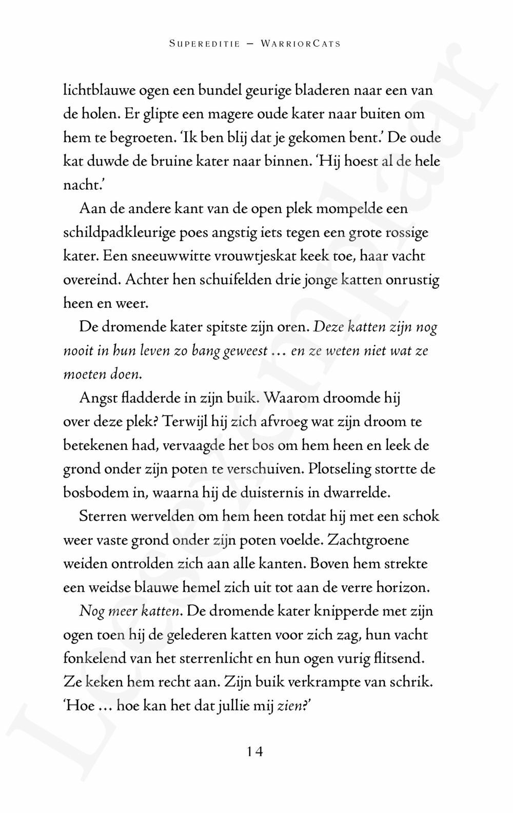 Preview: Warrior Cats - Supereditie: Tijgerharts schaduw