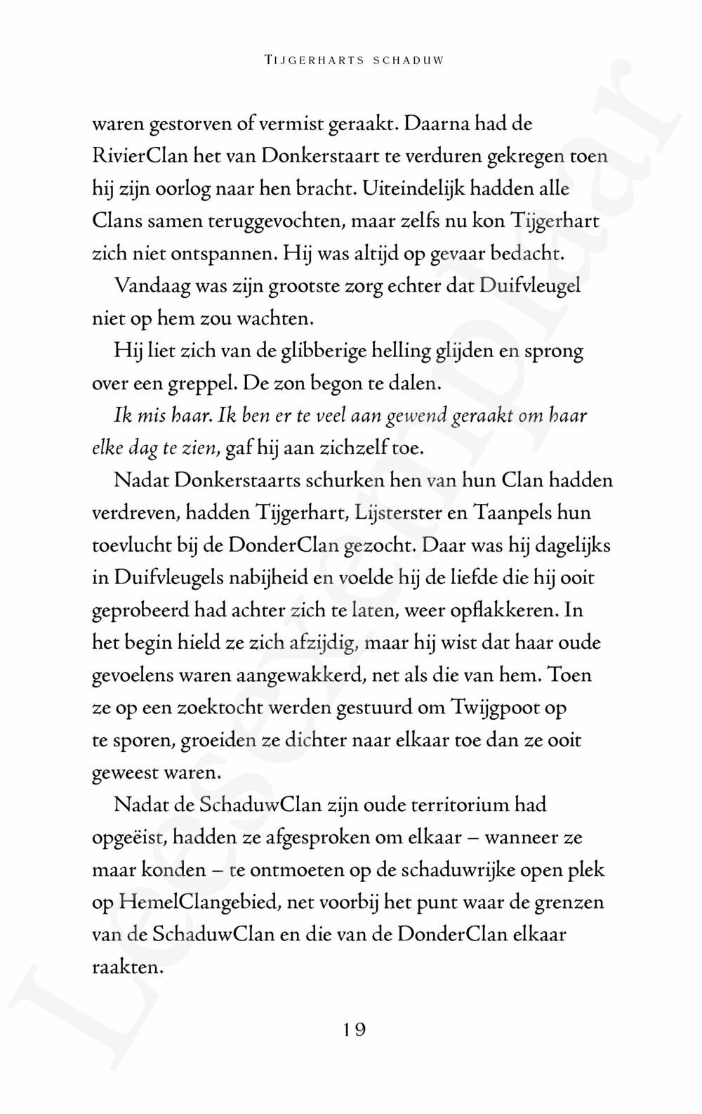 Preview: Warrior Cats - Supereditie: Tijgerharts schaduw