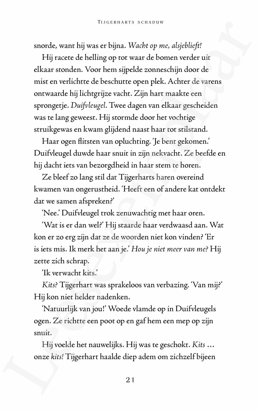 Preview: Warrior Cats - Supereditie: Tijgerharts schaduw