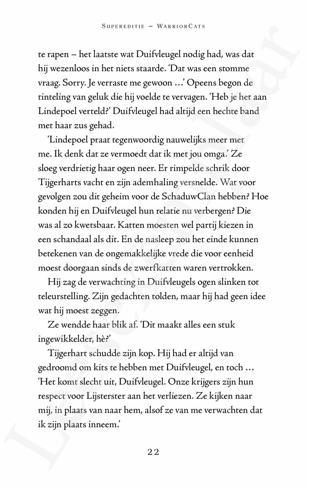 Preview: Warrior Cats - Supereditie: Tijgerharts schaduw