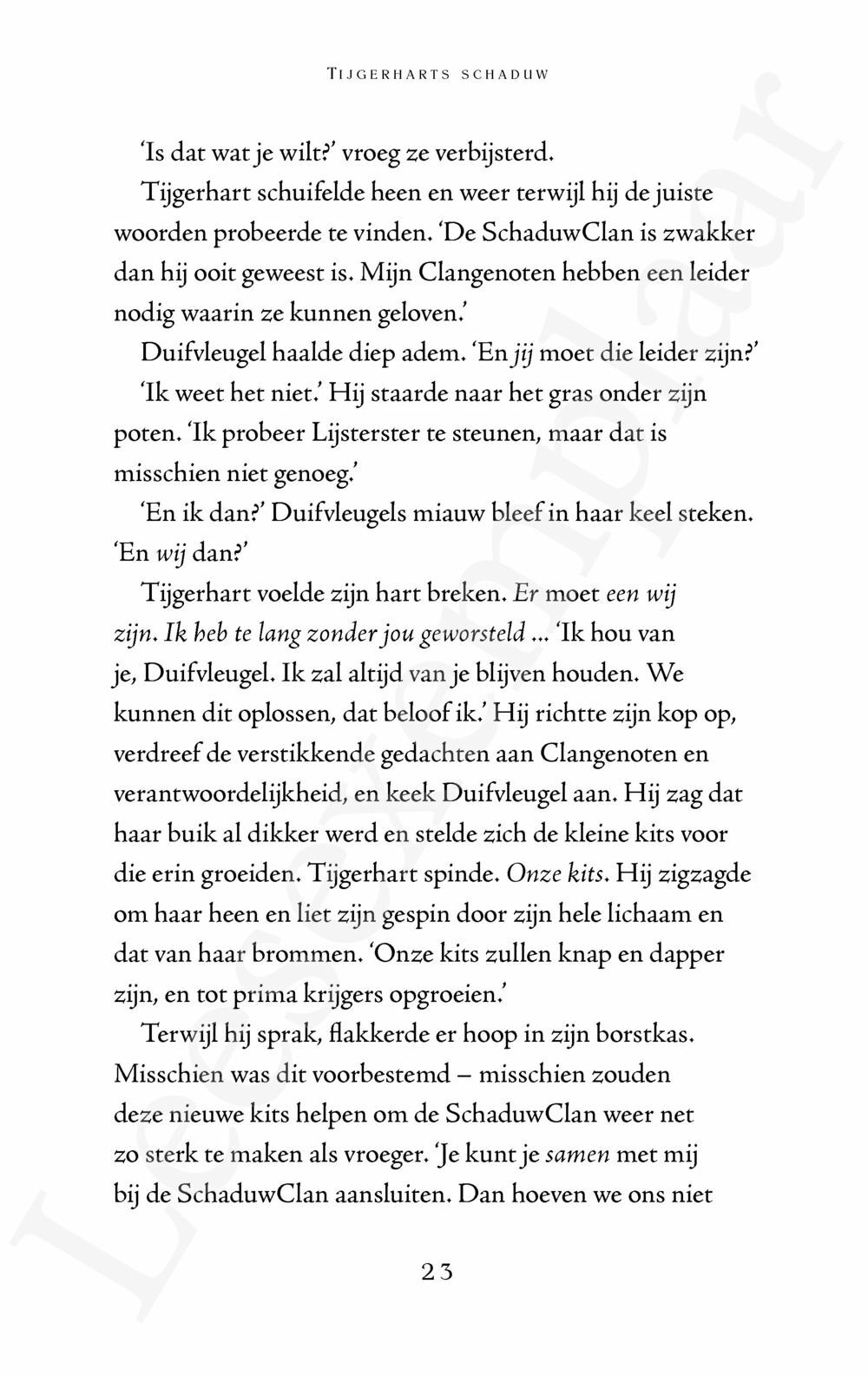 Preview: Warrior Cats - Supereditie: Tijgerharts schaduw