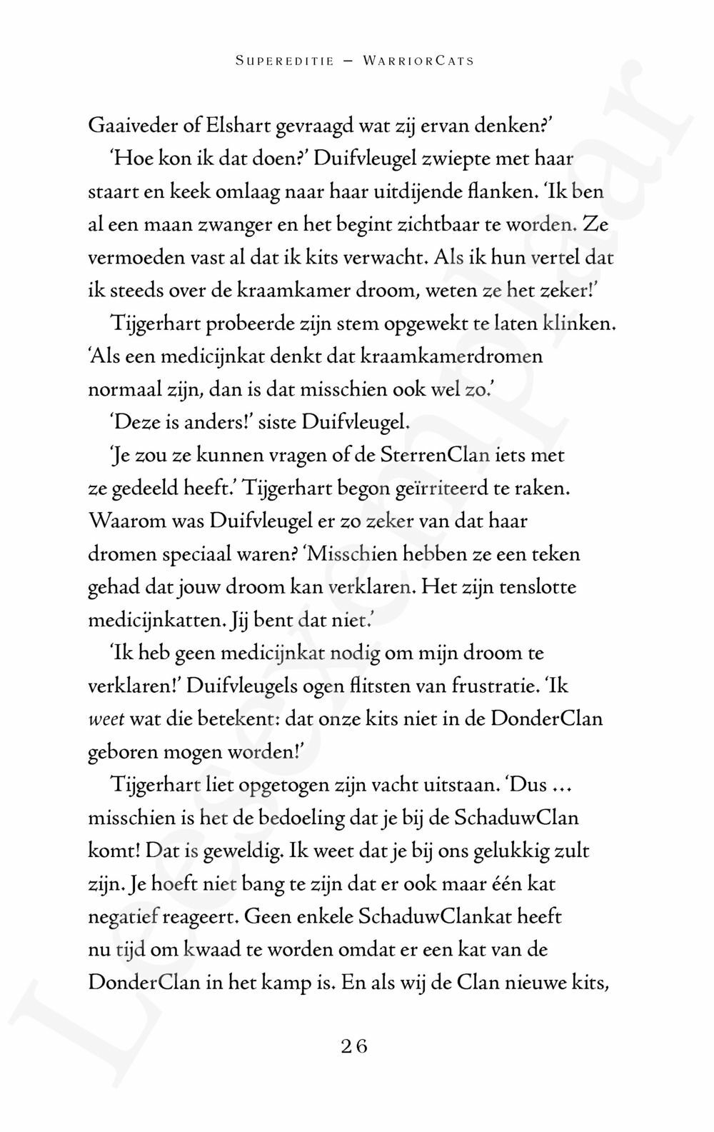 Preview: Warrior Cats - Supereditie: Tijgerharts schaduw