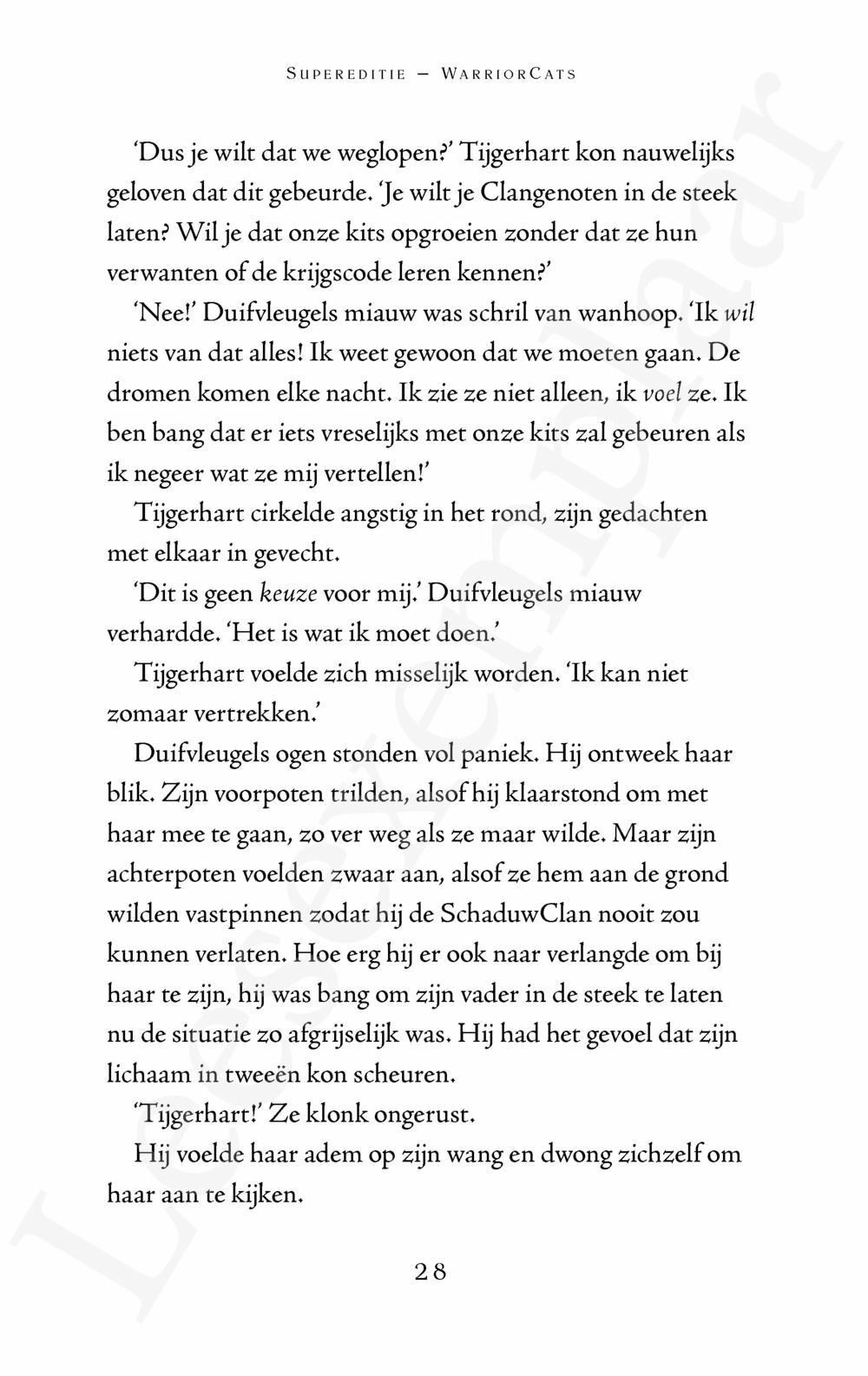 Preview: Warrior Cats - Supereditie: Tijgerharts schaduw