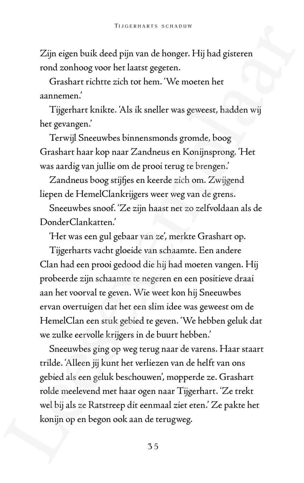 Preview: Warrior Cats - Supereditie: Tijgerharts schaduw