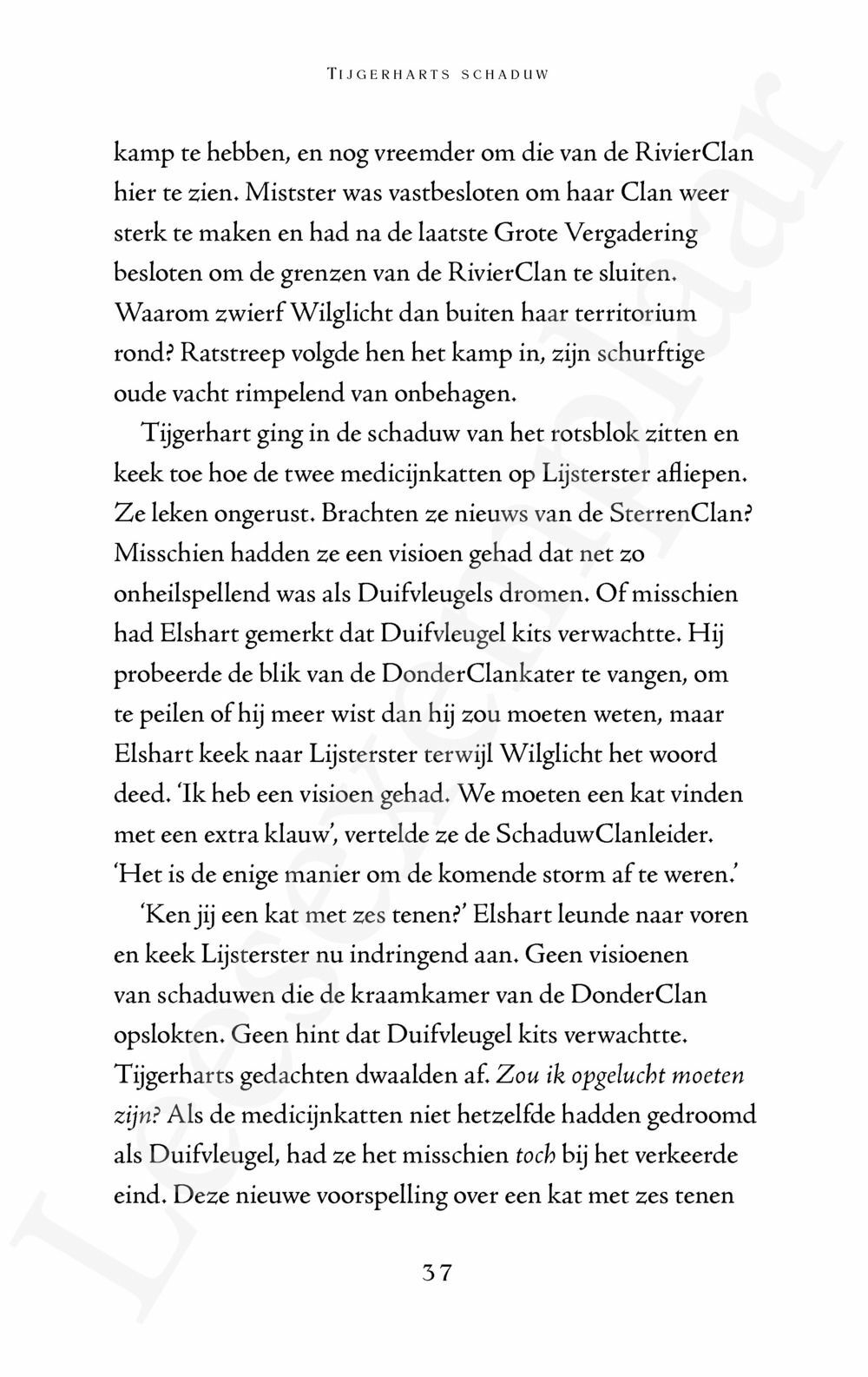 Preview: Warrior Cats - Supereditie: Tijgerharts schaduw
