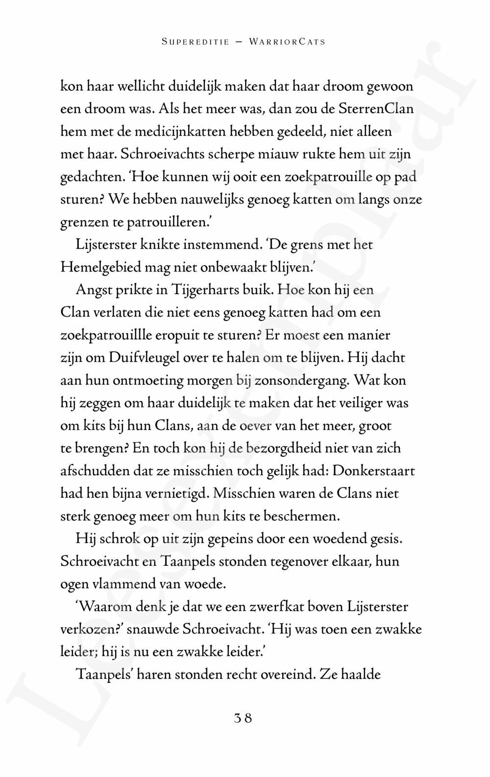 Preview: Warrior Cats - Supereditie: Tijgerharts schaduw