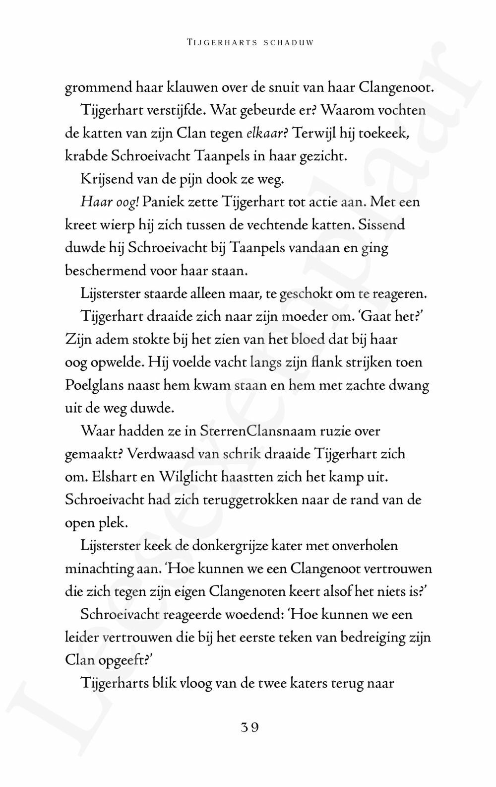 Preview: Warrior Cats - Supereditie: Tijgerharts schaduw