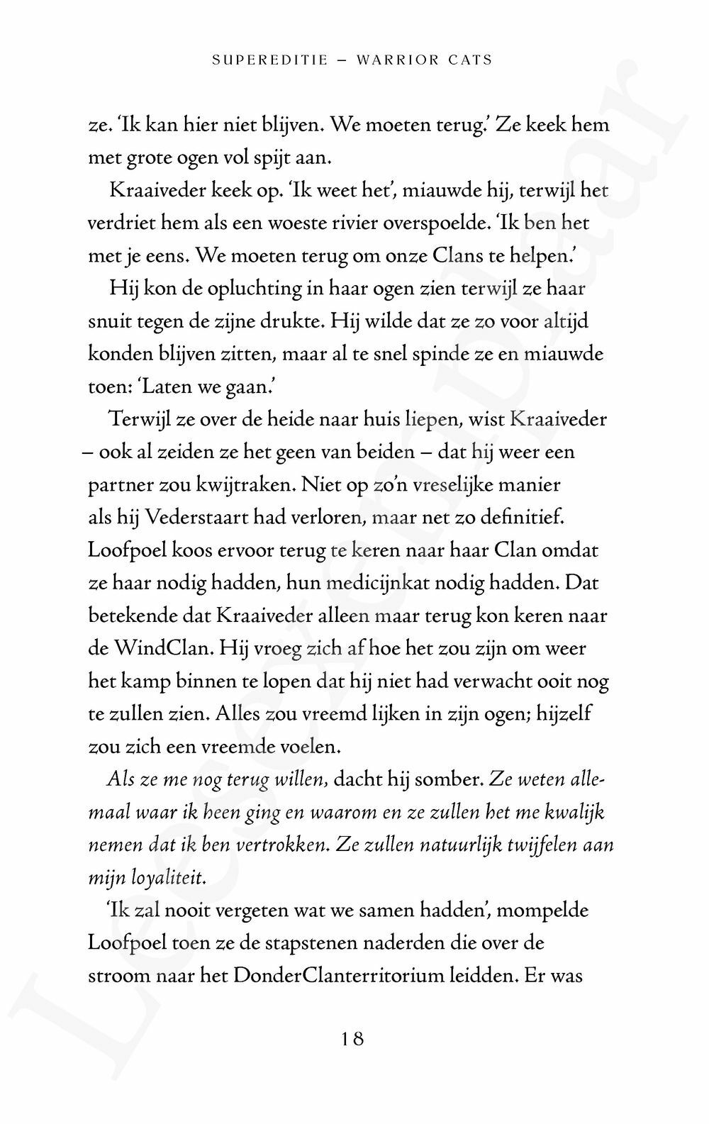 Preview: Warrior Cats - Supereditie: Kraaiveders keuze