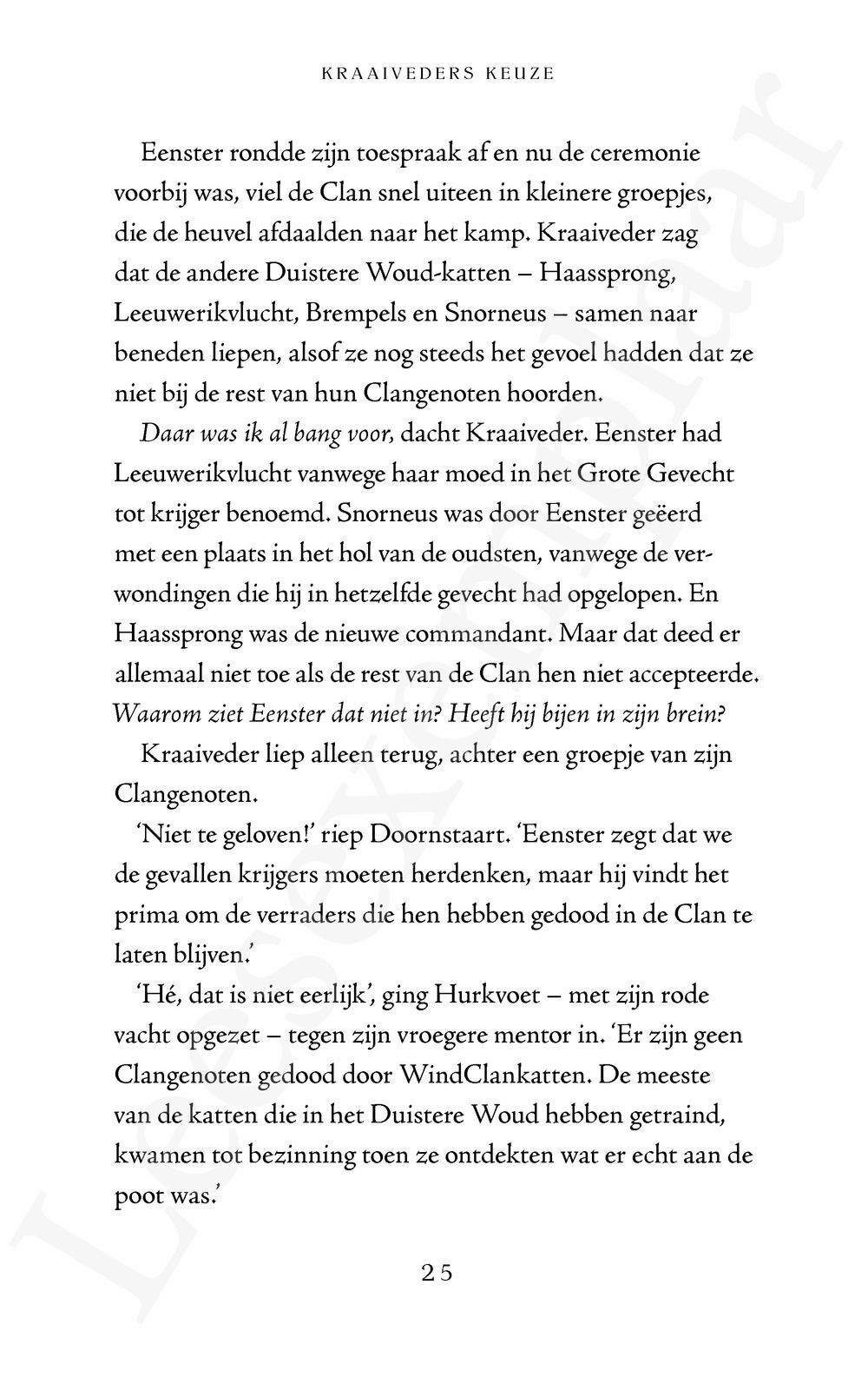 Preview: Warrior Cats - Supereditie: Kraaiveders keuze