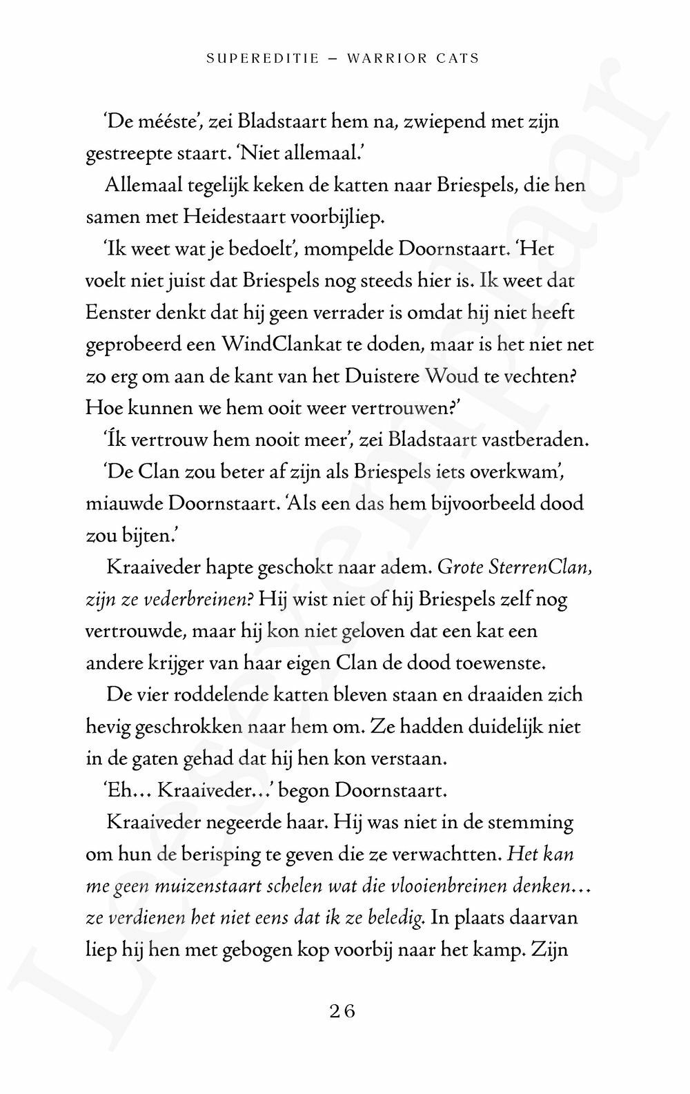 Preview: Warrior Cats - Supereditie: Kraaiveders keuze