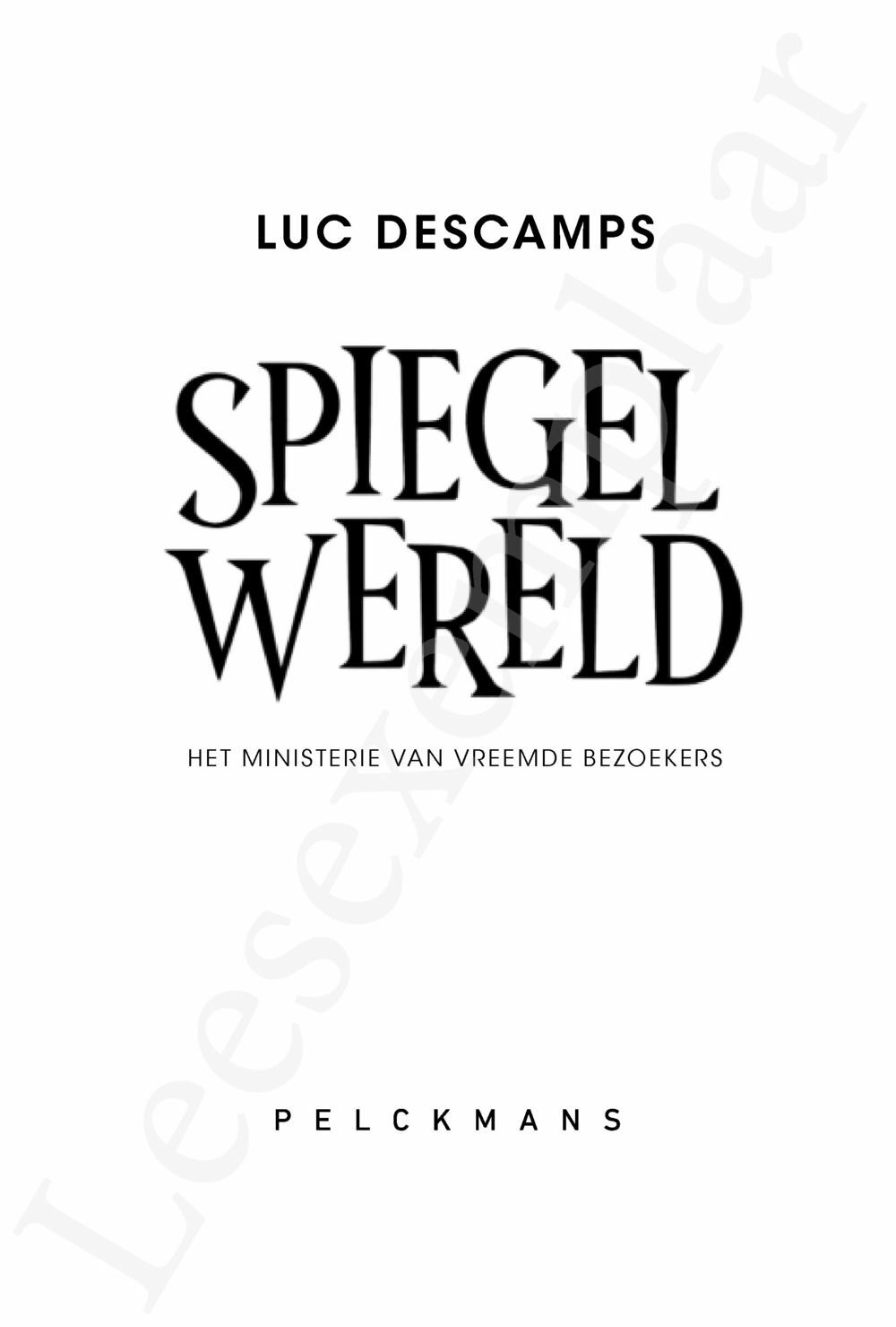 Preview: Spiegelwereld - Het ministerie van Vreemde Bezoekers