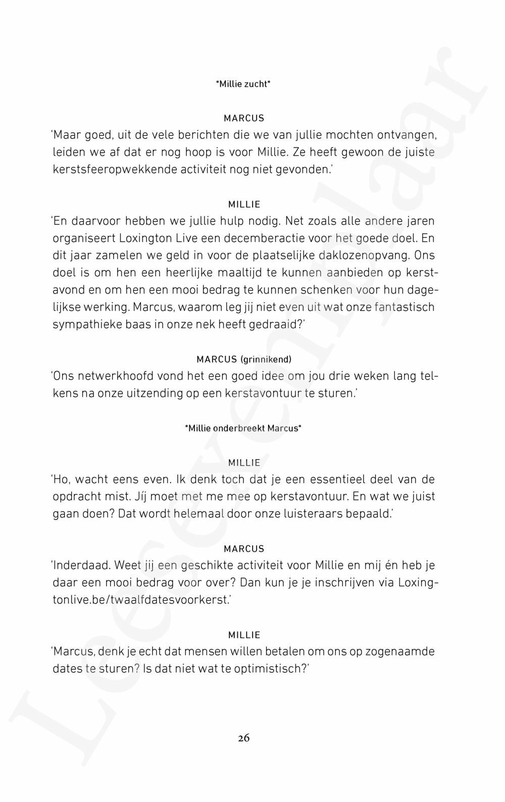 Preview: Twaalf dates voor kerst