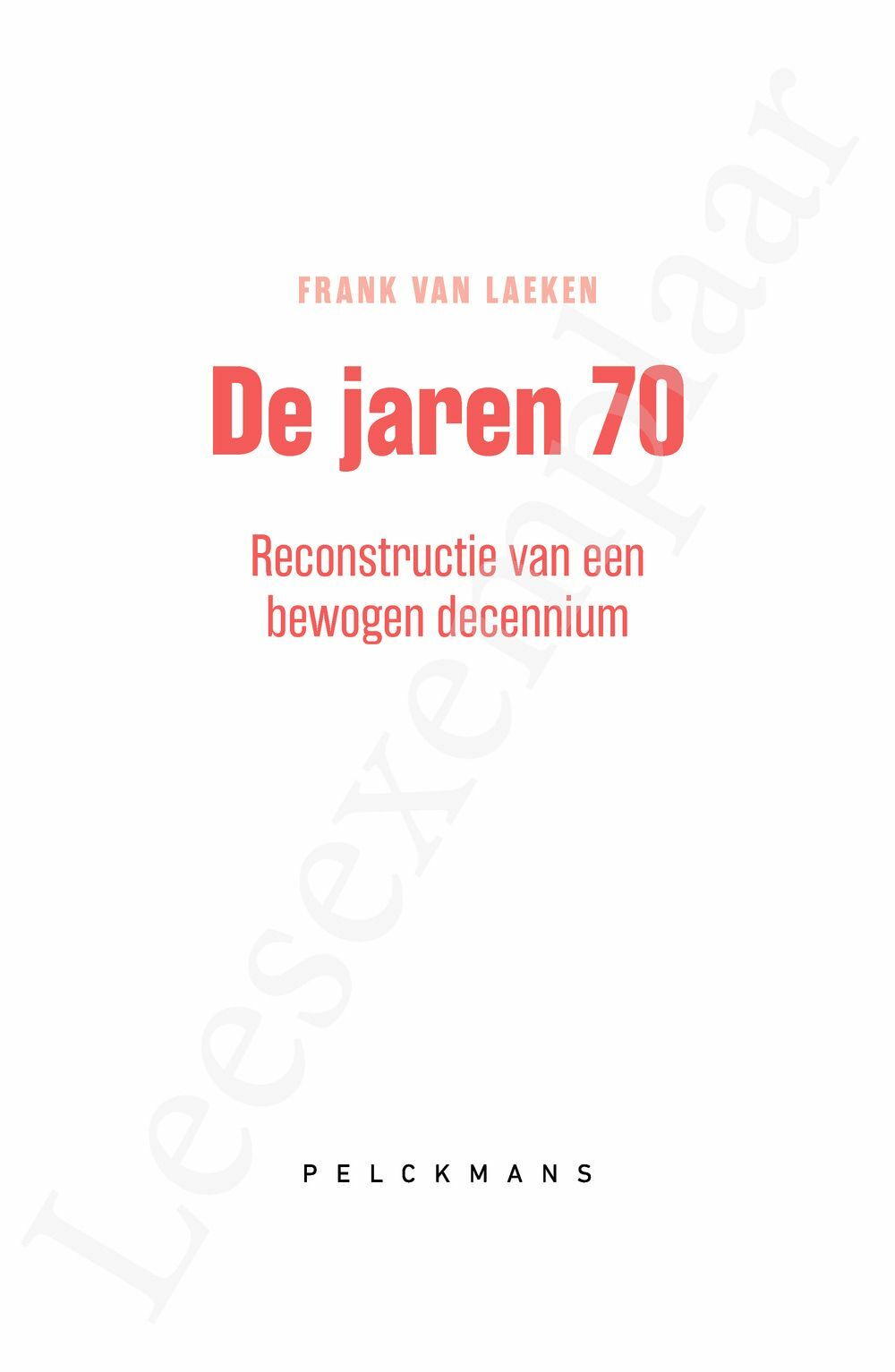 Preview: De jaren 70