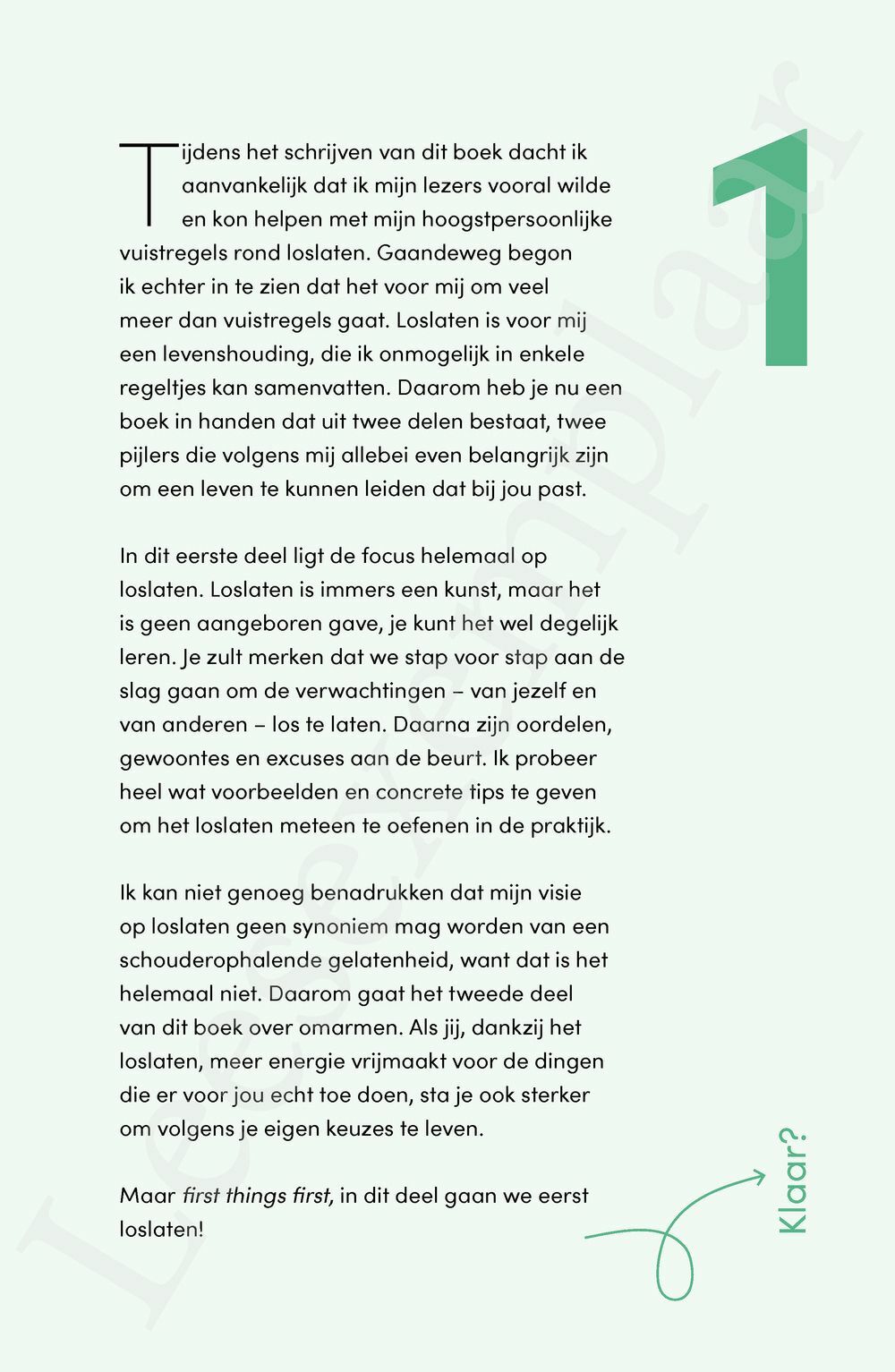 Preview: Laat het los