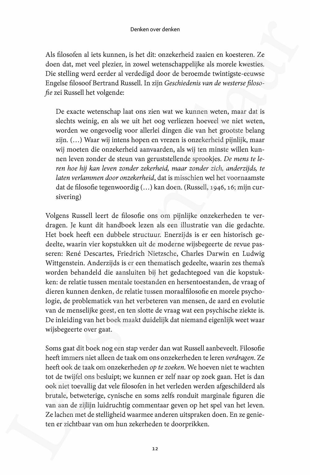 Preview: Denken over denken (herwerkte uitgave)