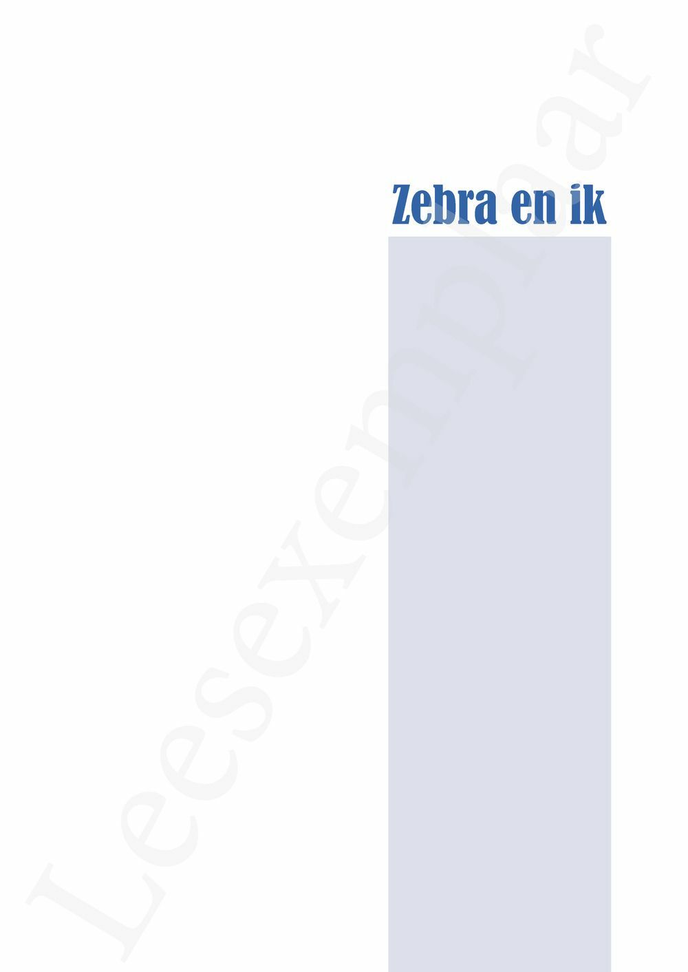 Preview: Van zondebok naar zebra (herwerkte uitgave)