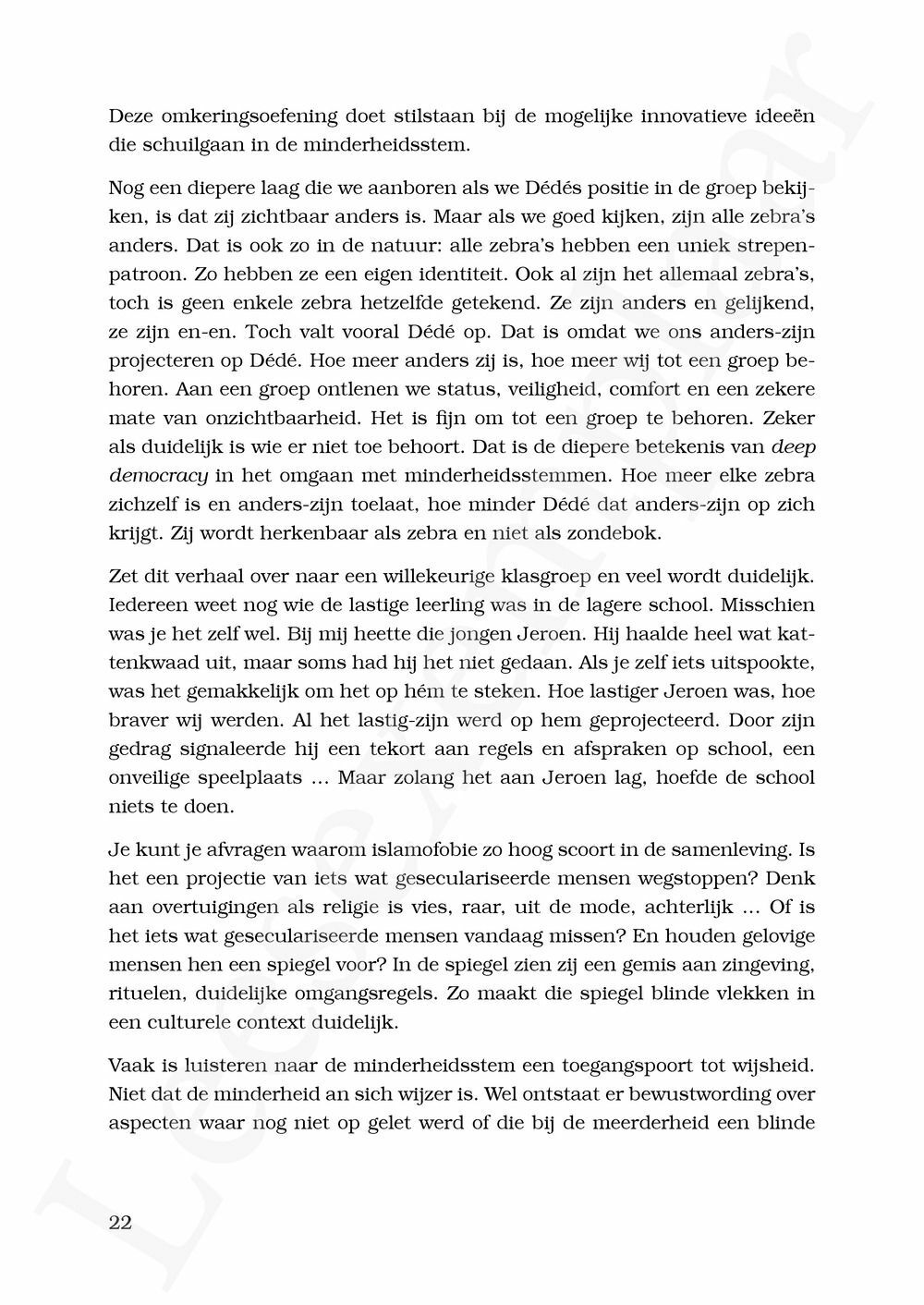 Preview: Van zondebok naar zebra (herwerkte uitgave)