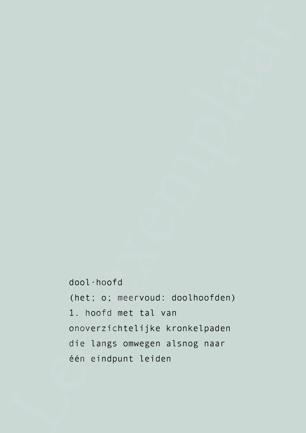 Preview: Elke dag zonder