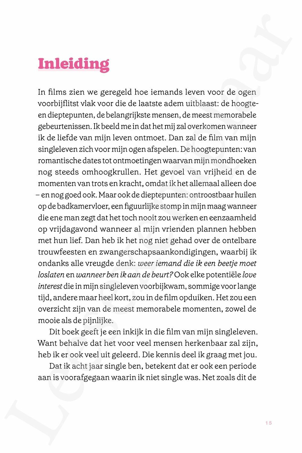 Preview: Single zijn is geen wachtkamer