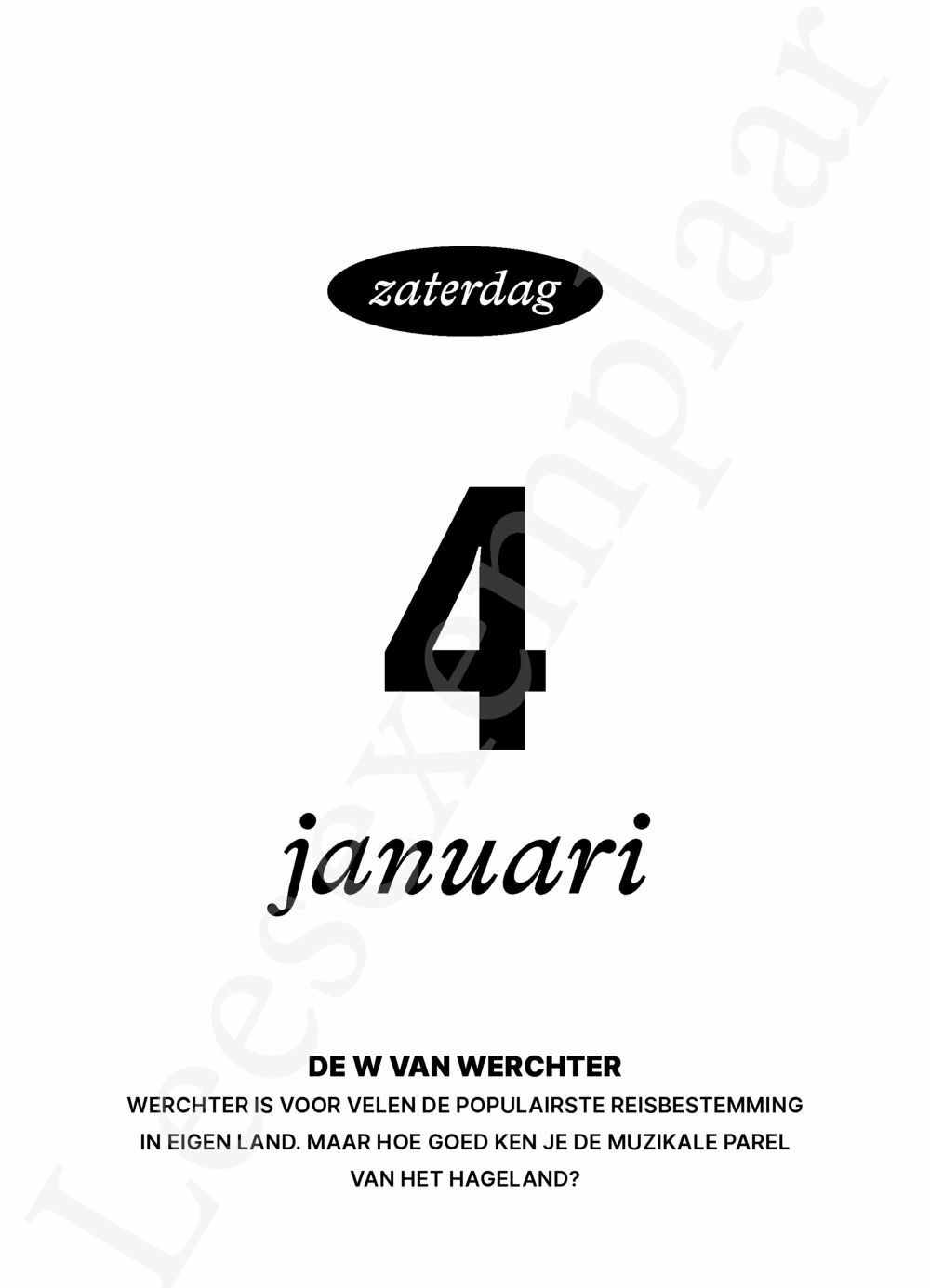 Preview: De Schuerkalender 2025