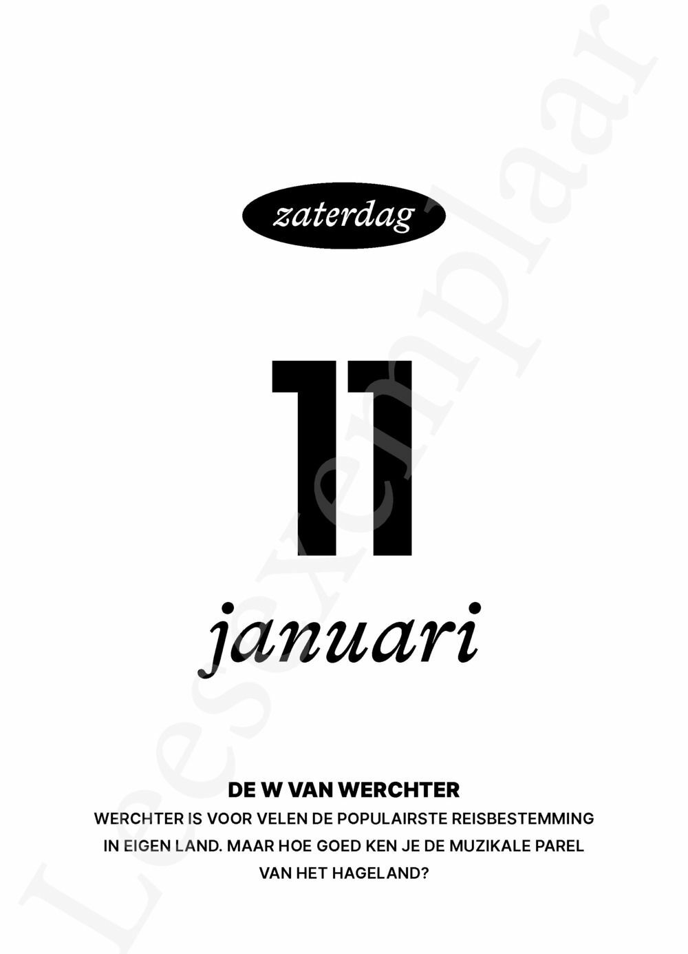 Preview: De Schuerkalender 2025