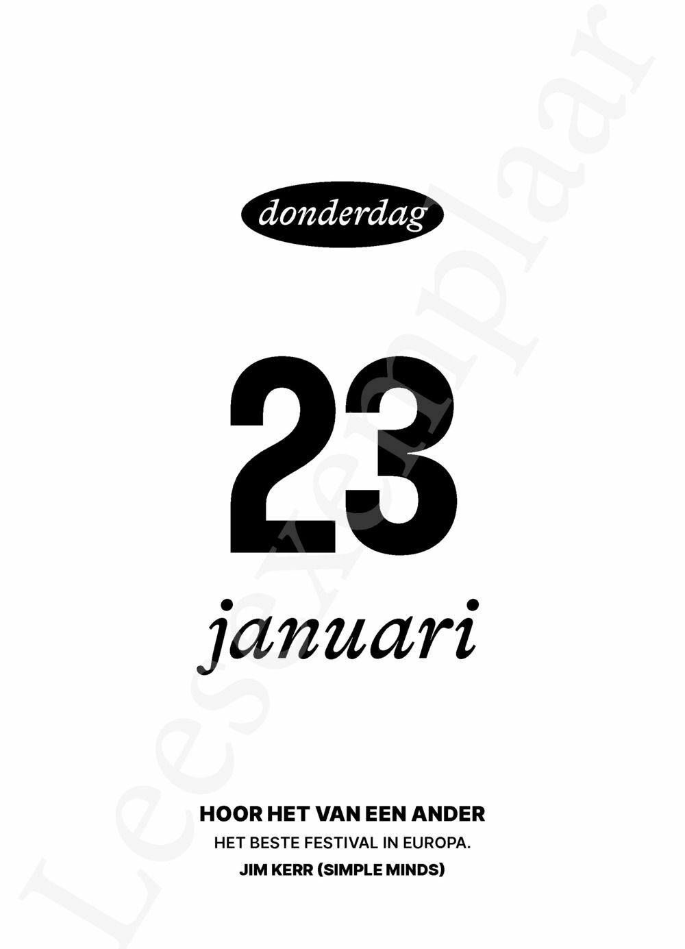 Preview: De Schuerkalender 2025