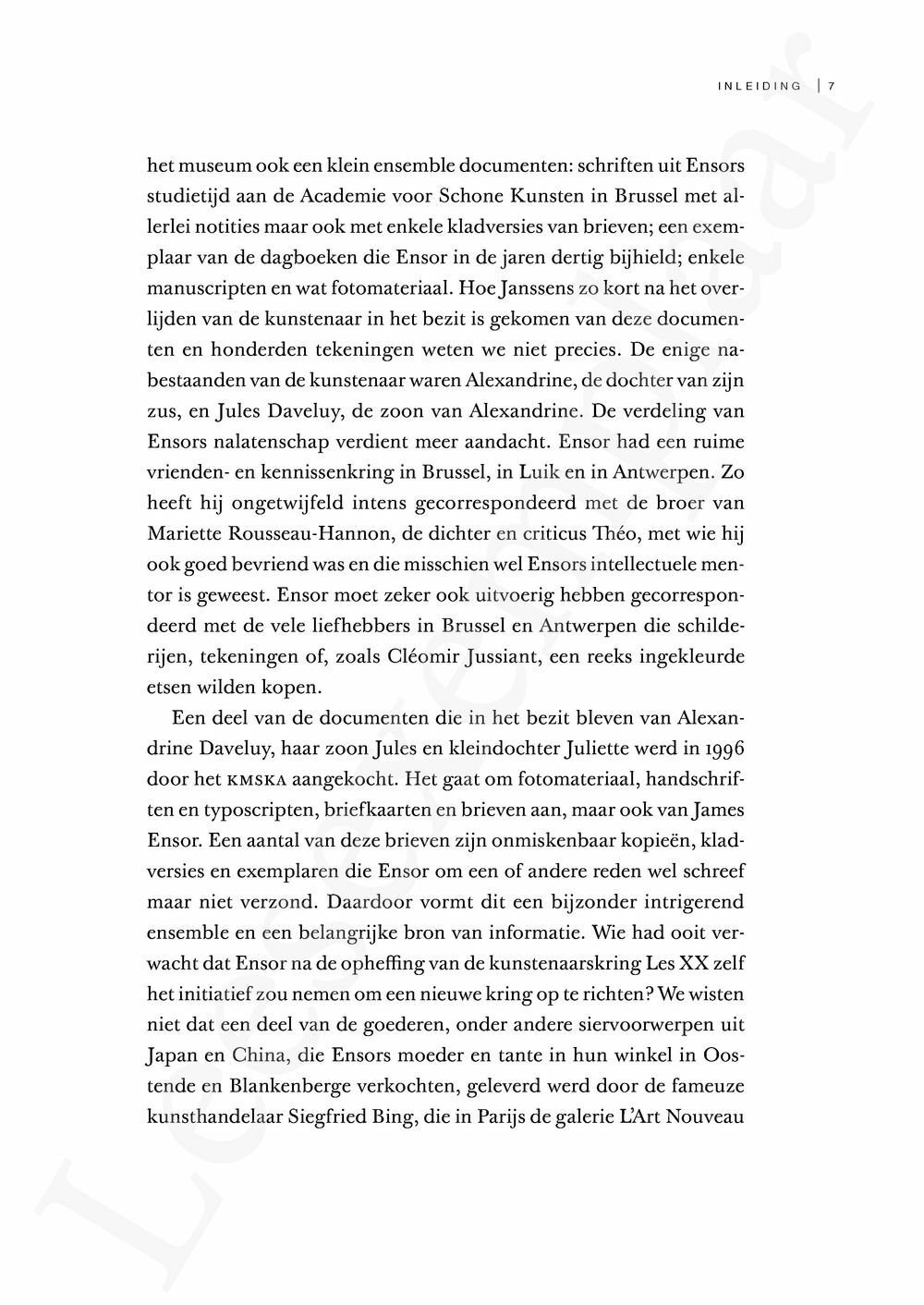 Preview: Ensor in briefvorm