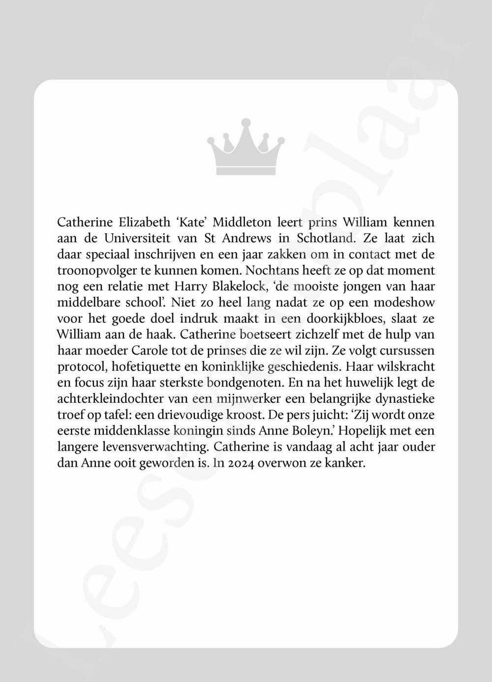 Preview: De Poorters koninklijke dagkalender 2026