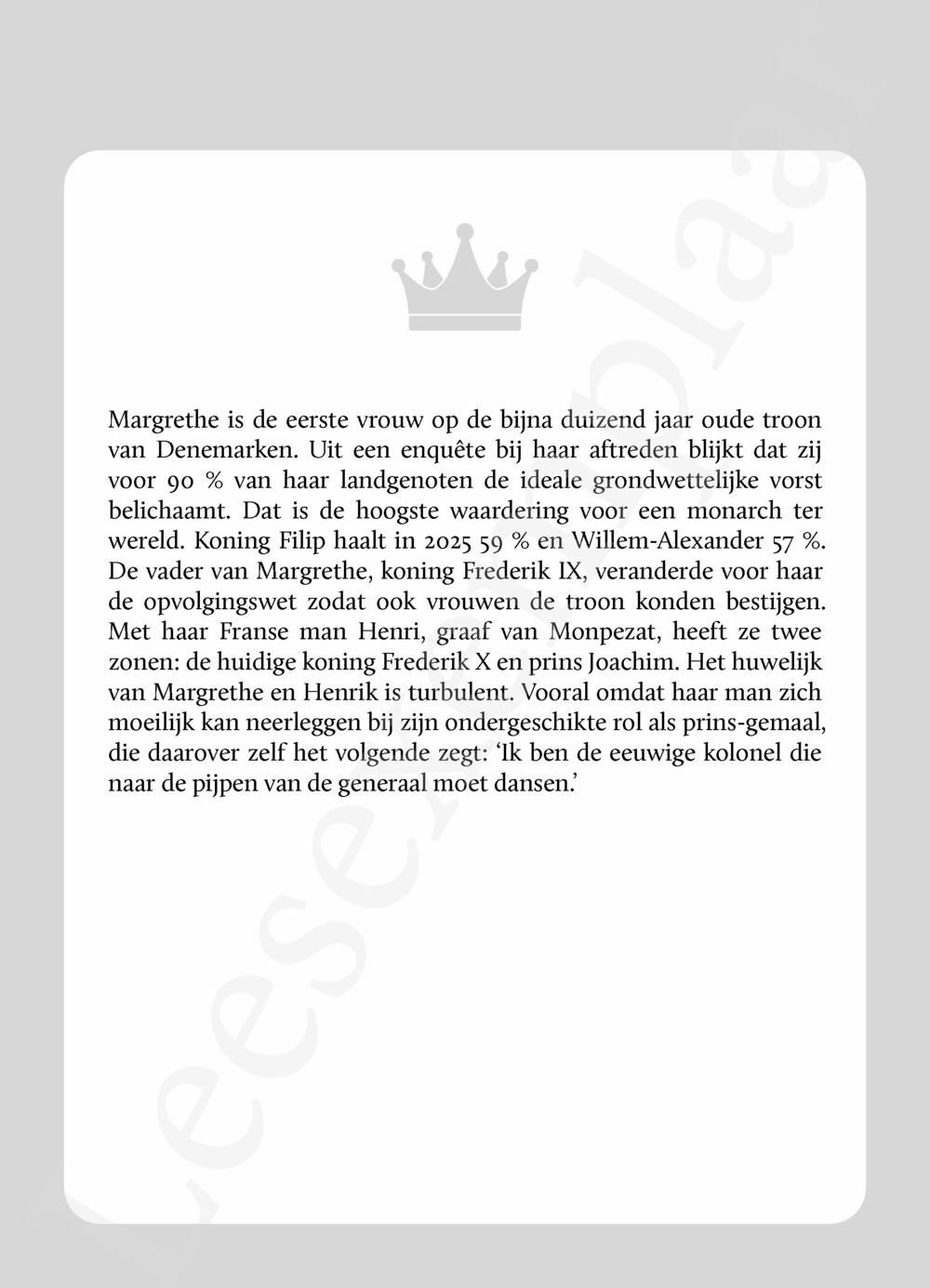 Preview: De Poorters koninklijke dagkalender 2026