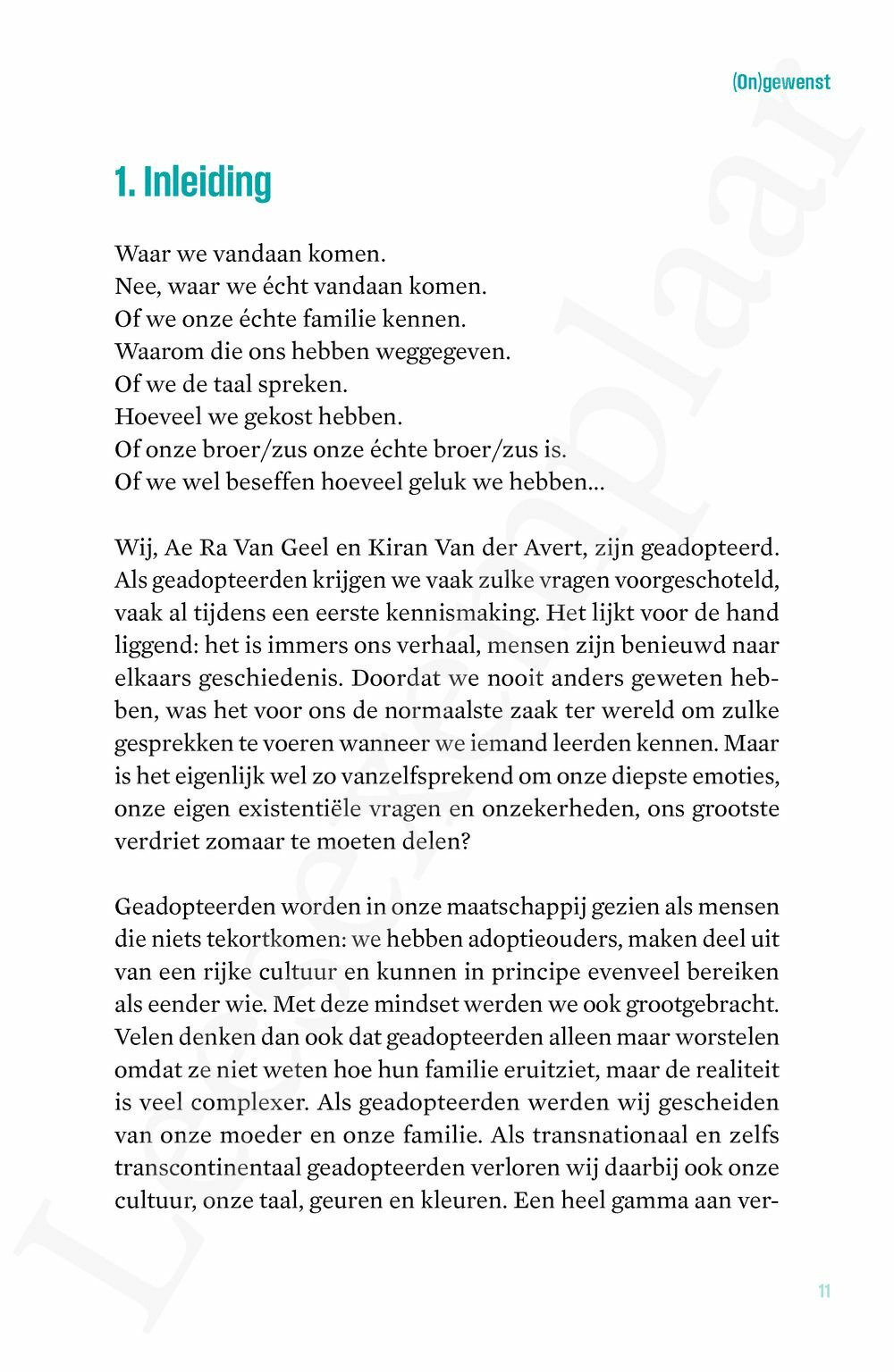 Preview: (On)gewenst