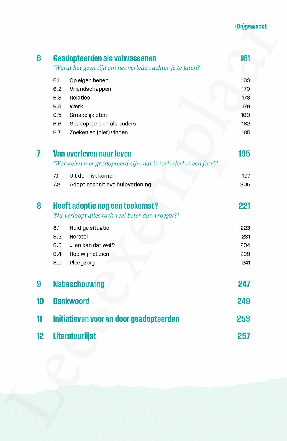 Preview: (On)gewenst