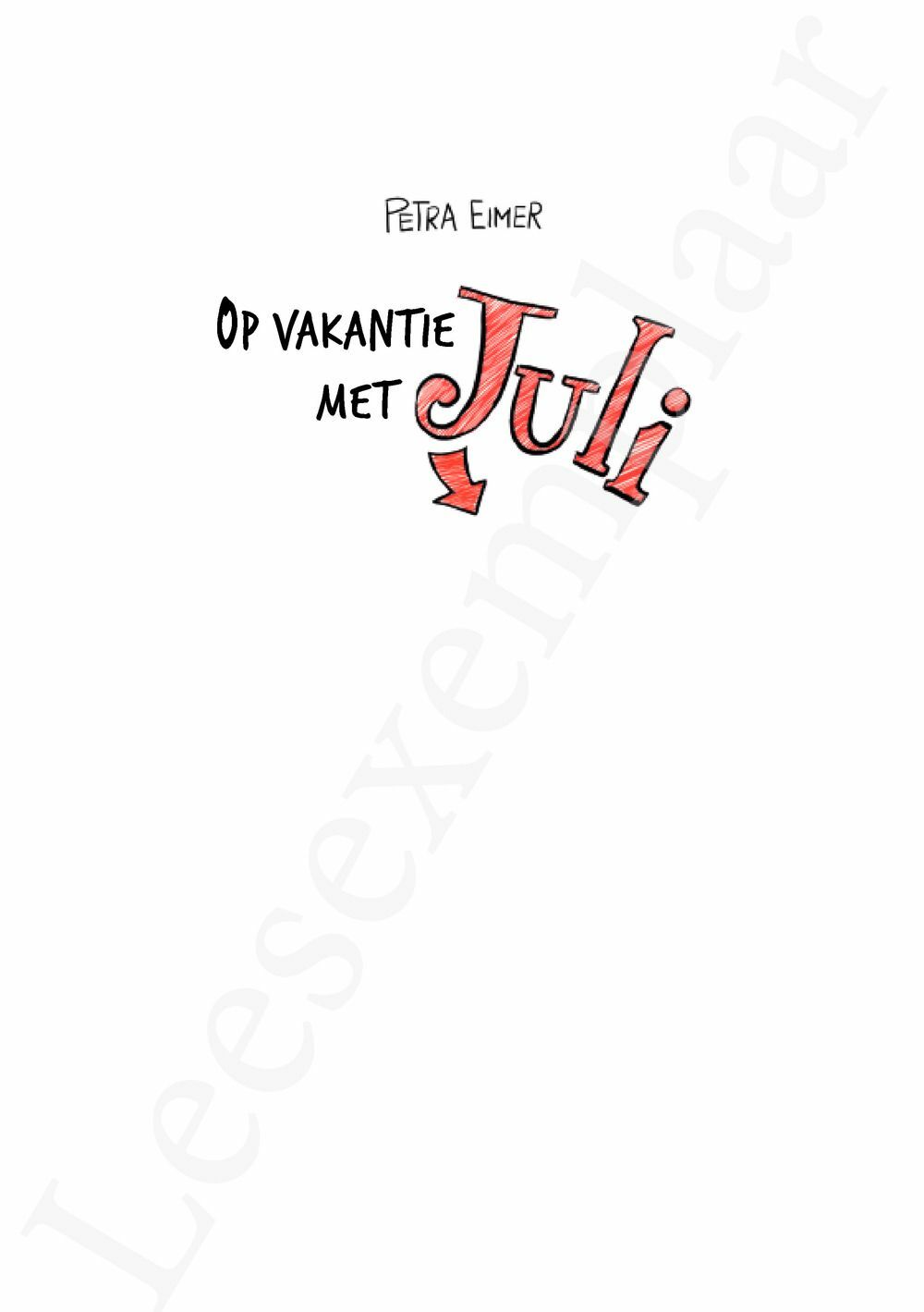 Preview: Op vakantie met Juli