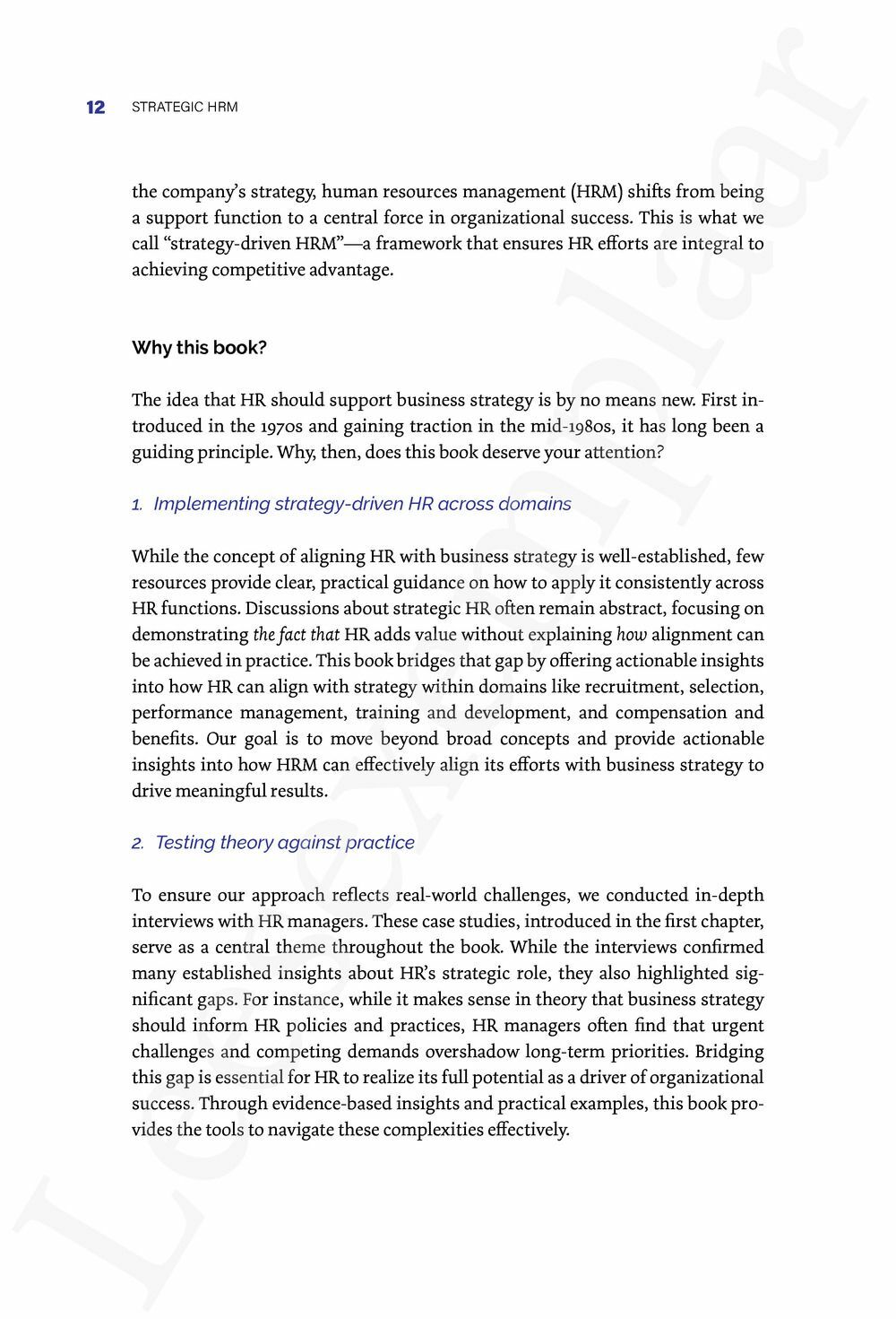 Preview: Strategic HRM in Action: Bridging Theory and Practice