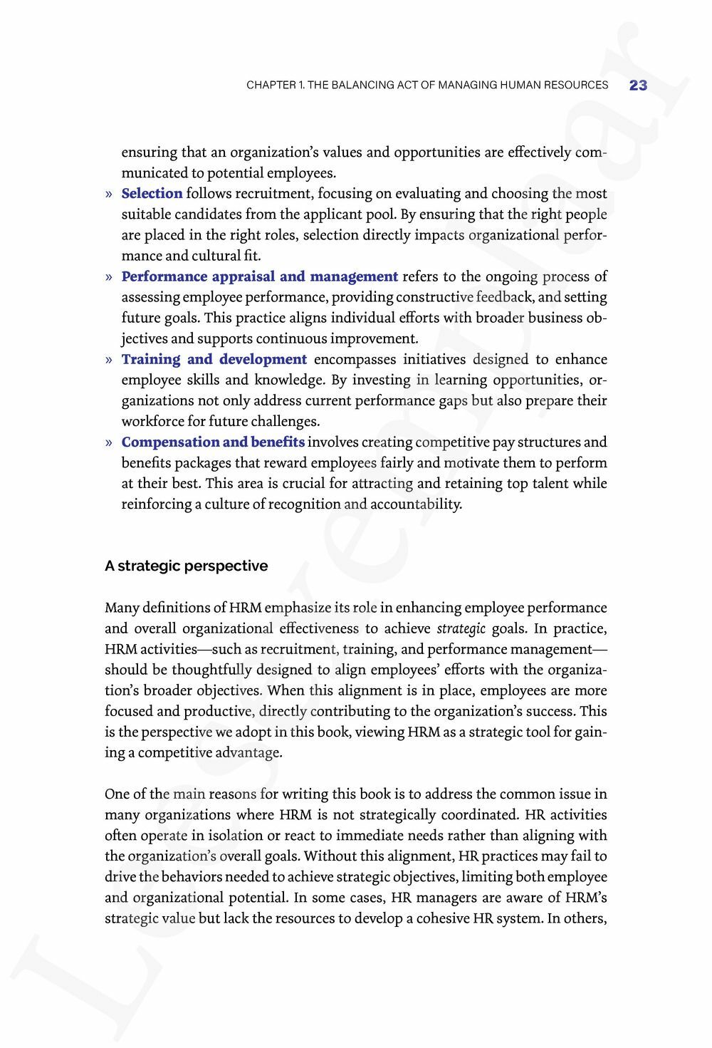 Preview: Strategic HRM in Action: Bridging Theory and Practice