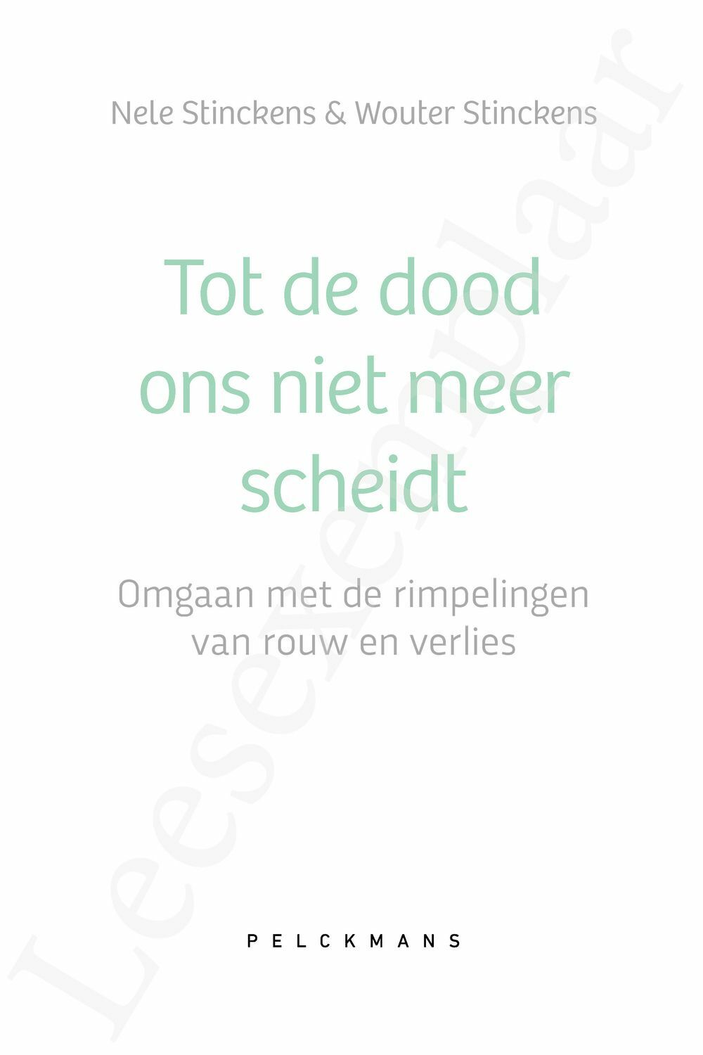 Preview: Tot de dood ons niet meer scheidt