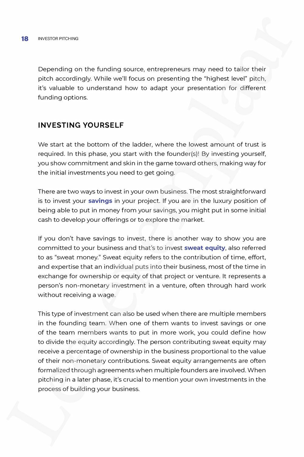 Preview: Investor pitching