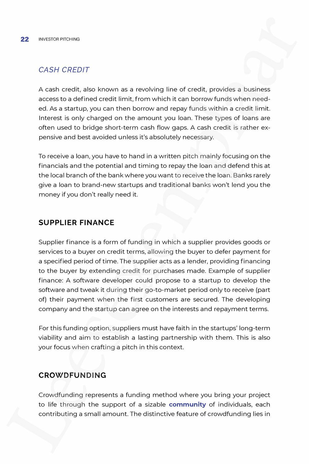 Preview: Investor pitching