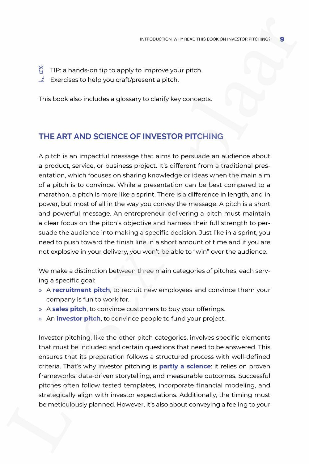 Preview: Investor pitching