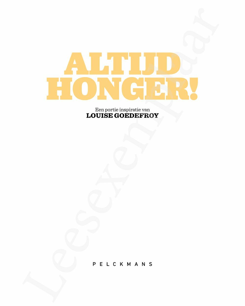 Preview: Altijd honger!