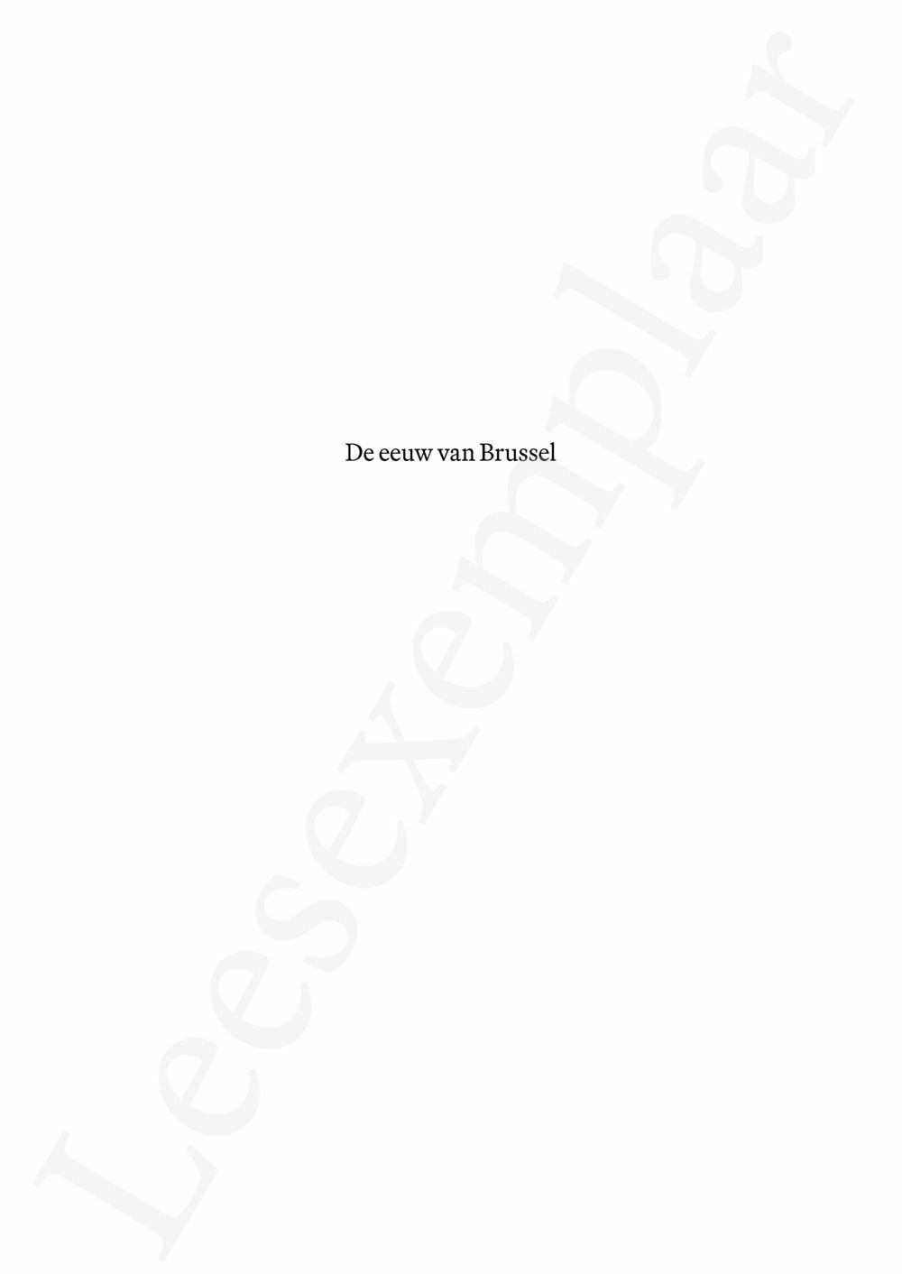 Preview: De eeuw van Brussel