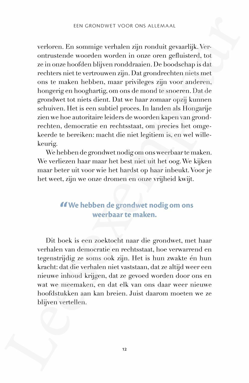 Preview: Een grondwet voor ons allemaal