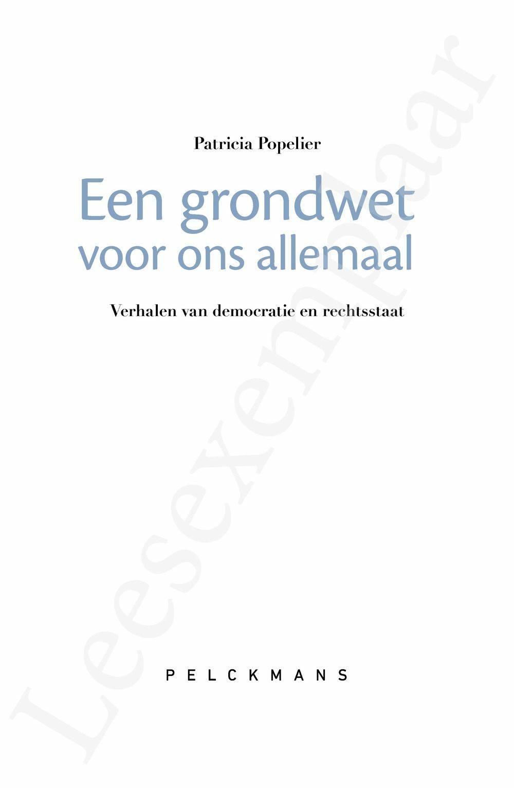 Preview: Een grondwet voor ons allemaal