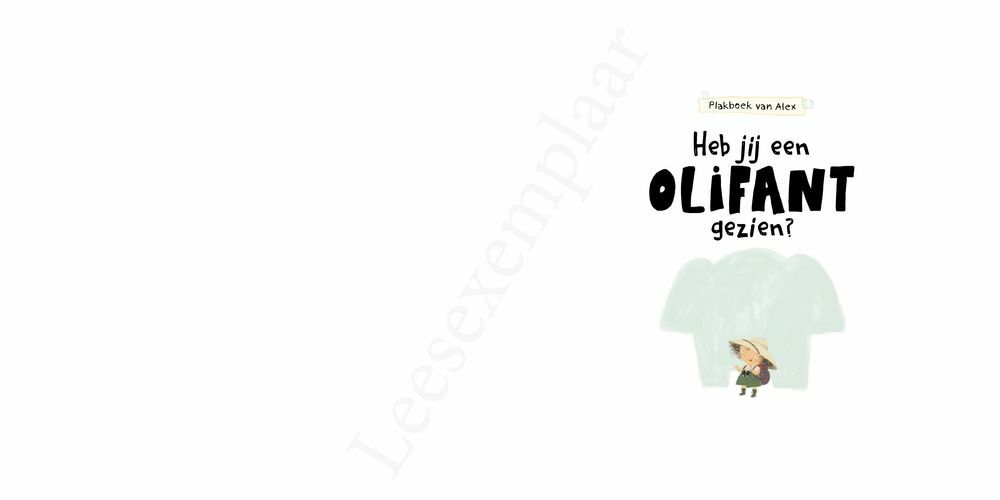 Preview: Heb jij een olifant gezien?