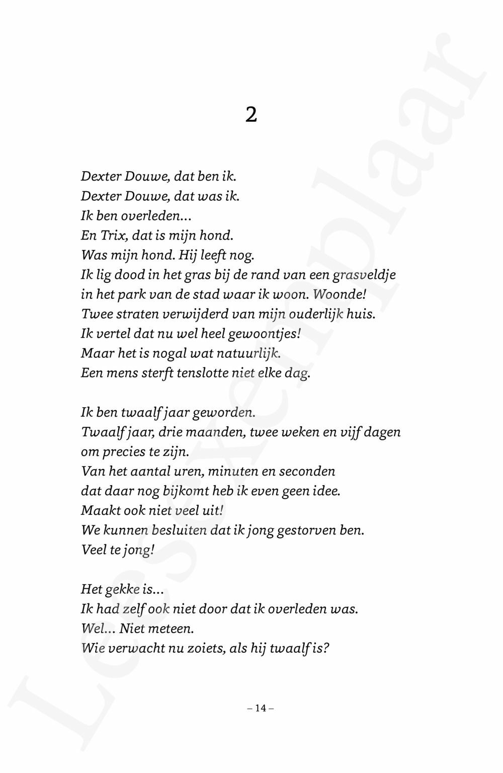 Preview: De dood van Dexter Douwe