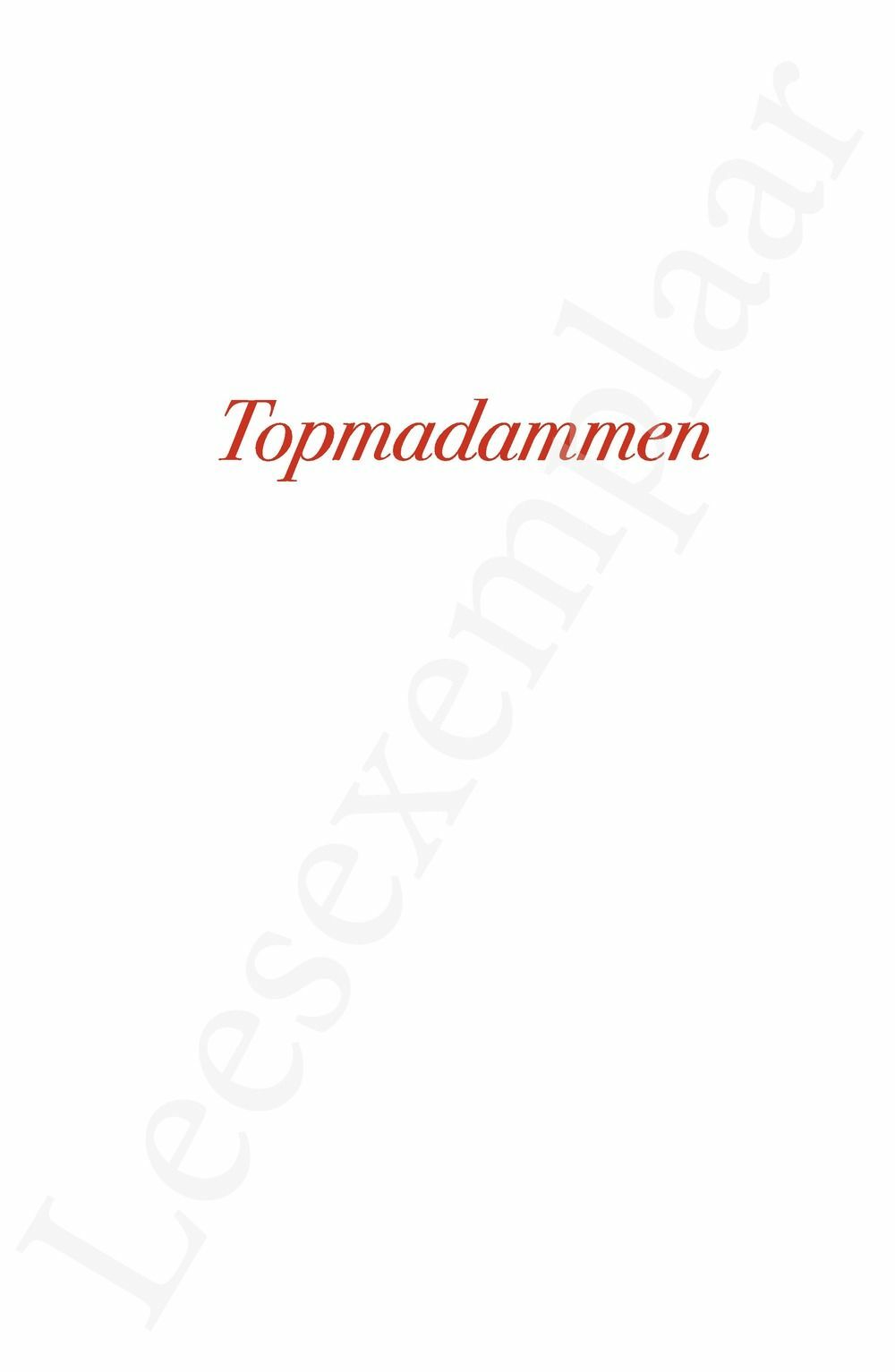 Preview: Topmadammen