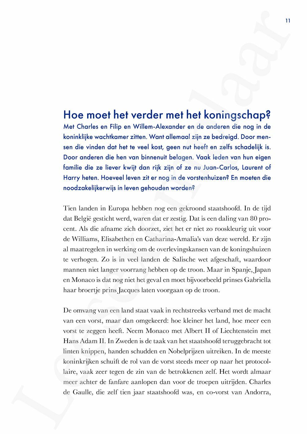 Preview: De koning is dood. Leve de koning!