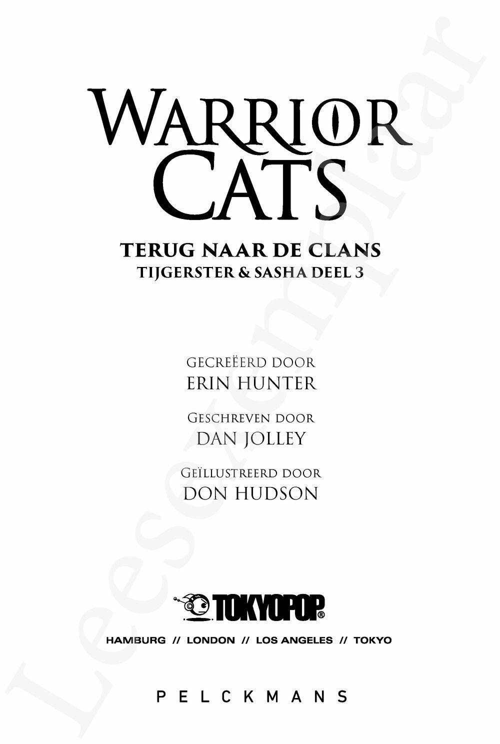 Preview: Warrior Cats - Manga: Terug naar de Clans